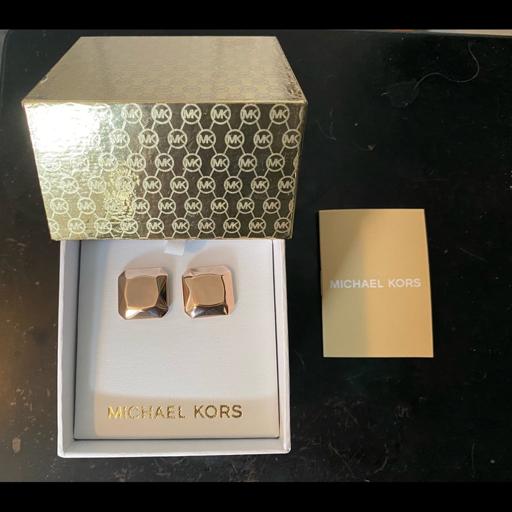 MICHAEL KORS gold earrings